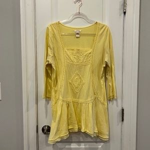 Sundance Cotton Lace Embroidered Tunic